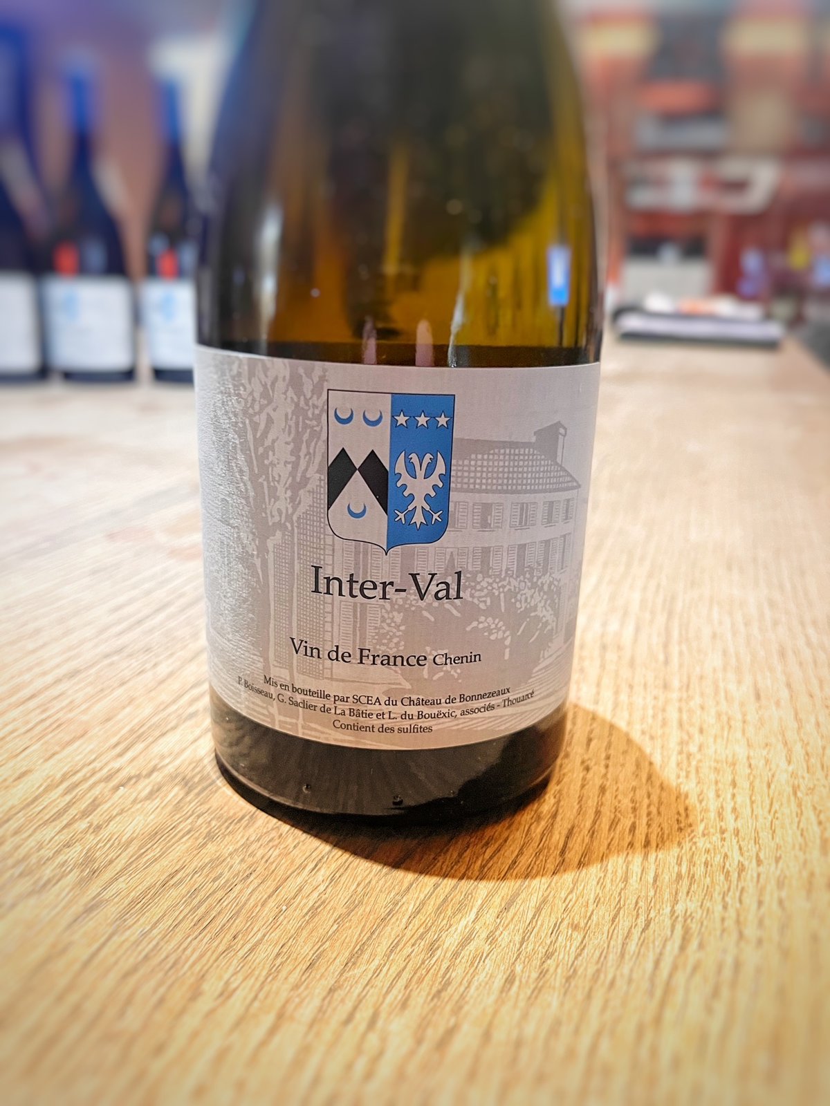 INTER VAL CUVEE 2020 2021 CHATEAU DE BONNEZEAUX LOIRE FRANCE CHENIN vol. 13.5